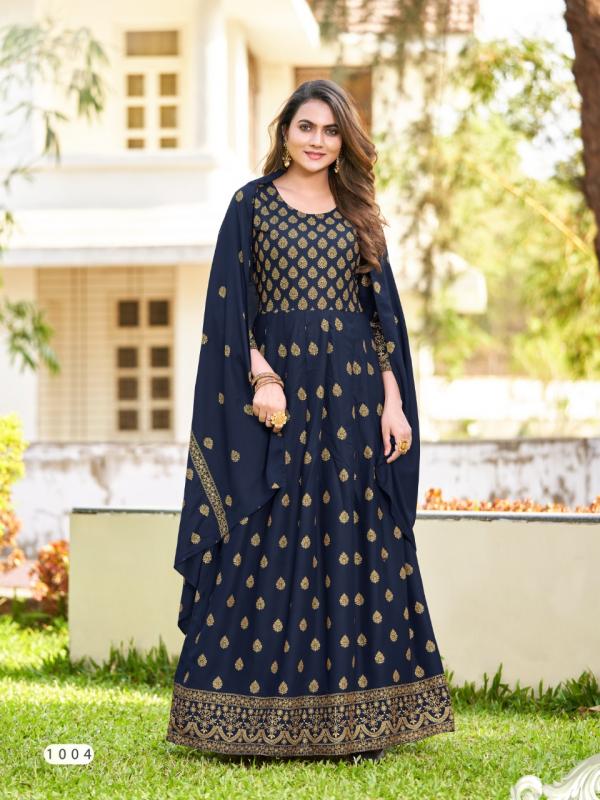 Banwery Paridhi Heavy Rayon Kurti With Dupatta Collection